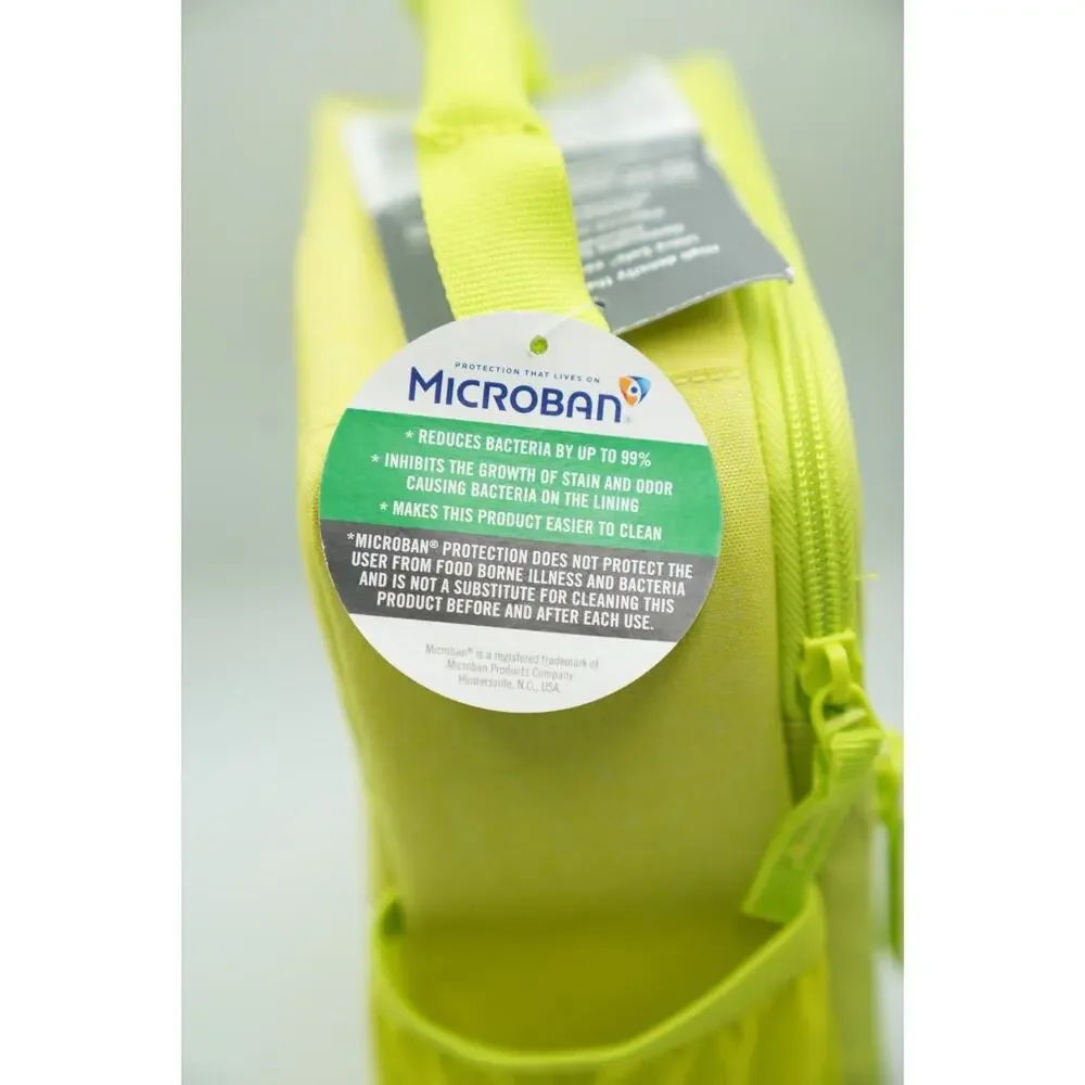 Clear Backpack + Fulton Neon Lunchbox Back-to-School Supply Gift Bundle‎